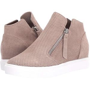Steve Madden Taupe Wedge Sneakers